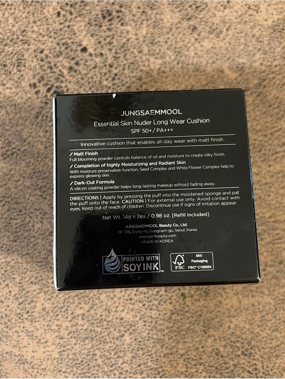 JUNG SAEM MOOL Essential Skin Nuder Longwear Cushion 0.98 Fl Oz  [SPF] 21 Medium
